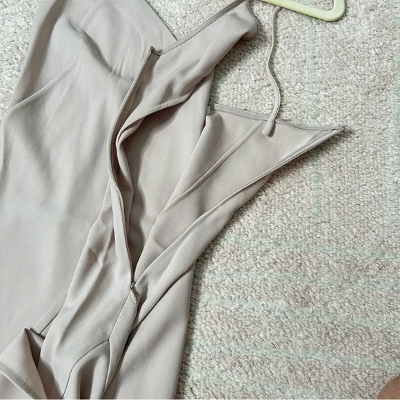 Thakoon Dusty Blush Nude Midi Slip Dress Size 4 Minimalist Clean Girl Neutral - Picture 10 of 14
